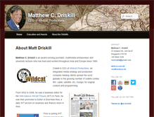 Tablet Screenshot of matt-driskill.com